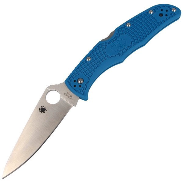 Складной нож Spyderco Endura Flat Ground Blue C10FPBL