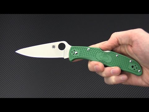 Складной нож Spyderco Endura Flat Ground Green C10FPGR