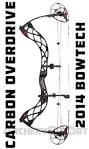 Лук блочный BOWTECH "Carbon Overdrive" USA.
