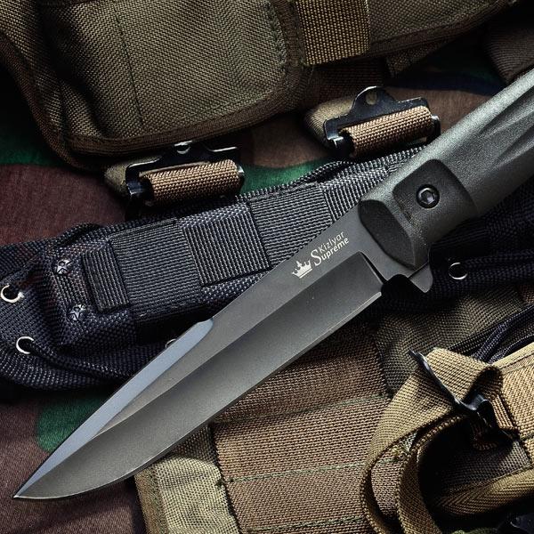 Нож Kizlyar Supreme Delta D2 BT черный.