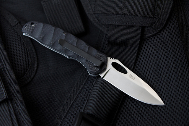 Складной нож Kizlyar Supreme "Hero" Satin 440C