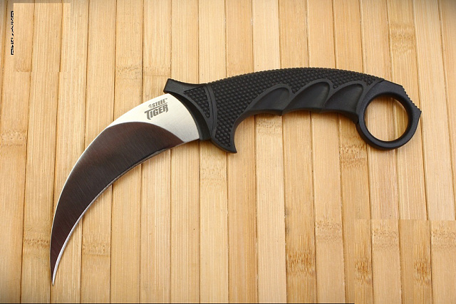 Нож с фиксированным клинком фирмы Cold Steel  "Steel Tiger" CS/49KS Japan