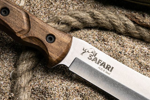 Нож Kizlyar Supreme SAFARI AUS-8 STONEWASH