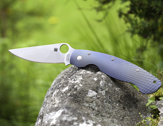 Складной нож Spyderco Military Titanium C36TIFP