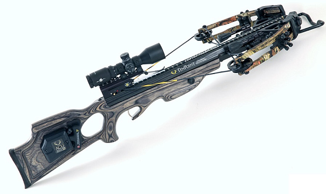 Арбалет блочный для охоты фирмы TenPoint "Carbon Xtra CLS" с ручным натяжителем «ACUdraw50» USA.