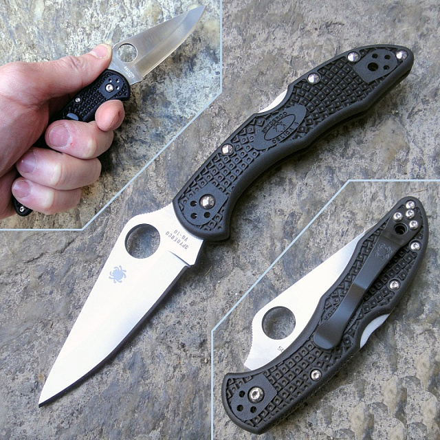 Складной нож Spyderco "Delica 4" C11PBK