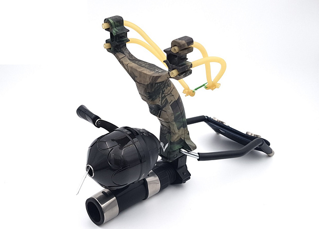 Рогатка Centershot с комплектом для боуфишинга камуфляж