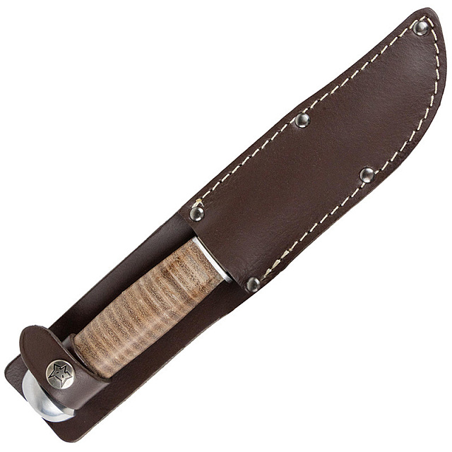 Нож FOX European Hunter 610/13R рукоять наборная кожа