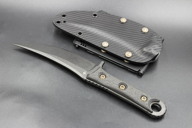Нож Microtech Borka SBK 200-1DLC с фиксированным клинком.