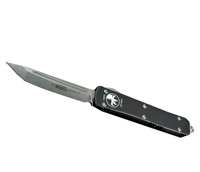 Нож Microtech Ultratech Apocalyptic 123-10AP с автоматическим открытием/закрытием клинка.