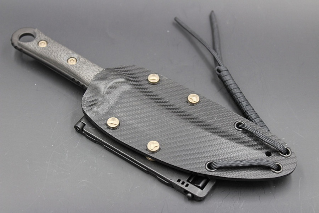 Нож Microtech Borka SBK 200-1DLC с фиксированным клинком.