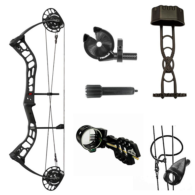 Лук блочный PSE BRUTE ATK черный (с комплектом для стрельбы)