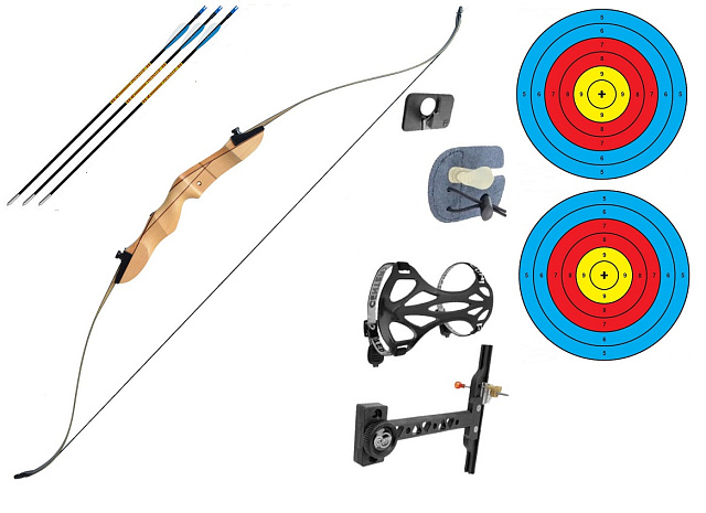 Лук JANDAO Beginner Kit с комплектом для стрельбы.