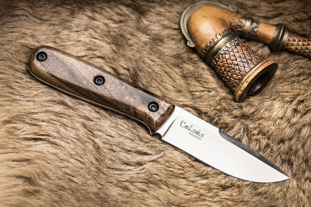 Нож Kizlyar Supreme COLADA AUS-8 STONEWASH ОРЕХ