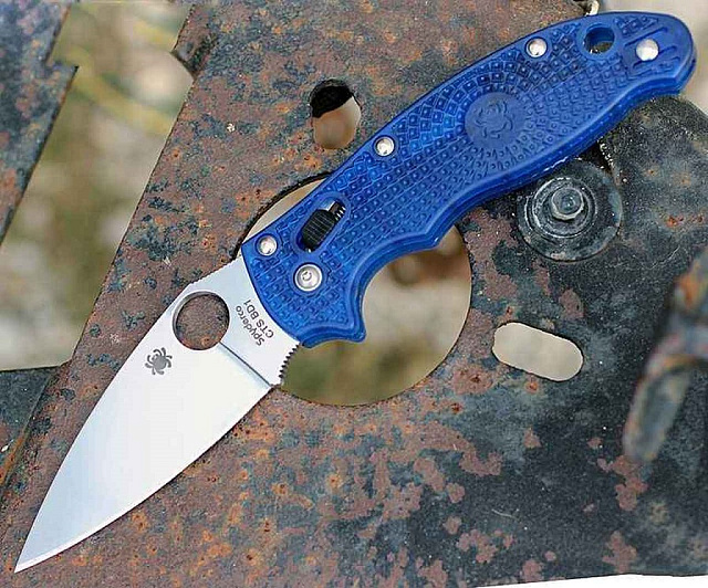 Складной нож Spyderco C101PBL2 Manix 2 сталь CTS-BD1