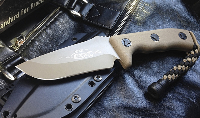 Коллекционный нож Microtech Currahee Drop Point Knife Fixed Blade (Green Plain) 102-1GR (2013г.)