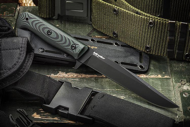 Нож Kizlyar Supreme "Intruder" Black сталь D2
