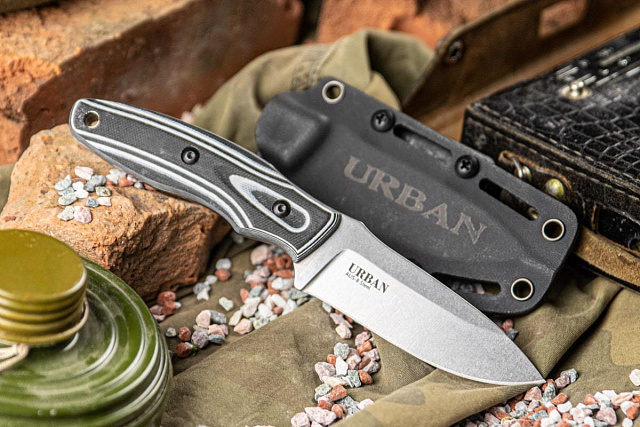 Нож Kizlyar Supreme URBAN AUS-8 STONEWASH G10