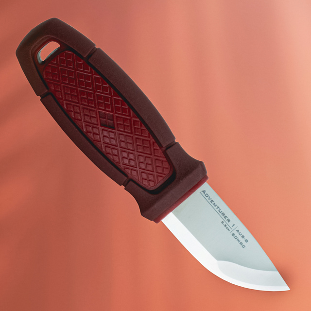 Нож ADVENTURER 1 + огниво (сталь AUS 8)