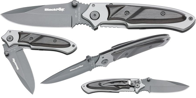 Складной нож фирмы FOX "Black Fox" BF73
