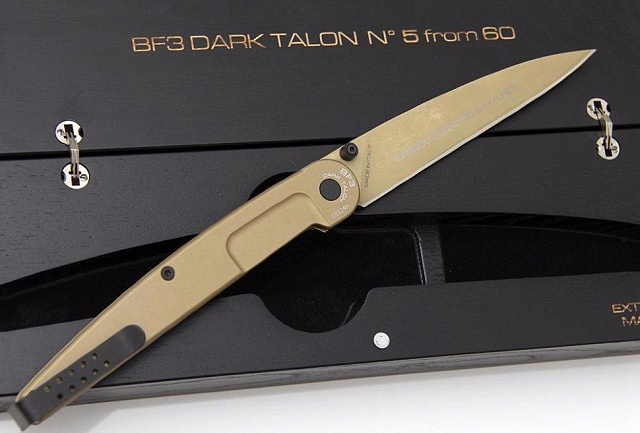 Складной нож EXTREMA RATIO "Dark Talon" BF-3 EX/135BF3GOLD