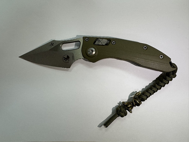 Нож MICROTECH 169RL-10GTOD  STITCH  M390MK