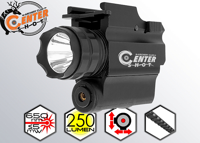 Фонарь тактический подствольный с ЛЦУ Centershot MGL-003R