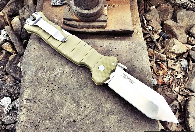 Складной нож Cold Steel CS23GVG Immortal OD Green - сталь CTS-XHP