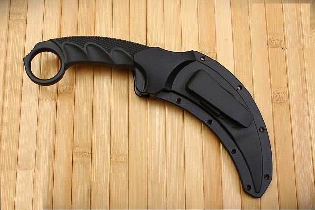 Нож с фиксированным клинком фирмы Cold Steel  "Steel Tiger" CS/49KS Japan